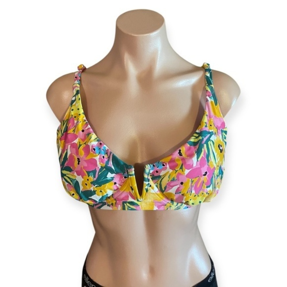Anne Cole Women’s XL Sunshine Floral Underwire Bikini Top